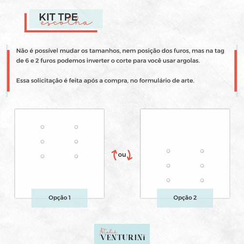Kit Tag Economica com Embalagem Basculante Quadrada Pequena - COM SEU LOGO