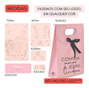 Combo COM SEU LOGO - Tag Grande, Trio e Embalagem Sacola Digital