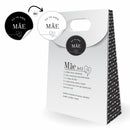 5un Kit 2 Mãe Significa - Sacolinha +Kit Tags G +Adesivo Dia das Mães