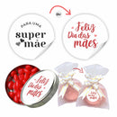 Adesivo 4cm - Especial Dia das Mães - 240 un