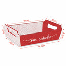 Cesta de Papel para Presente P - Com Carinho