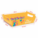 Cesta de Papel para Presente P - Feliz Aniversário