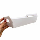 Cesta de Papel para Presente P - Branco