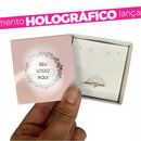 Caixinha Gaveta P - HOLOGRÁFICA - COM SEU LOGO - 5,5cm