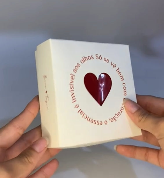 Caixinha com Tampa Personalizada 10x10x3,8 cm - COM O SEU LOGO