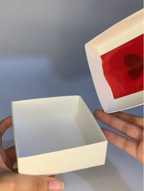 Caixinha com Tampa Personalizada 10x10x3,8 cm - COM O SEU LOGO