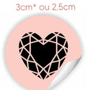 Adesivo Vinílico 3cm - COM O SEU LOGO - ADRD3