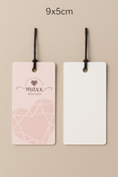 Card com Furo - Somente  Frente  - COM O SEU LOGO - CCFUSF