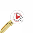 120un Adesivo 2,5 cm - Especial Dia dos Namorados