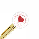 120un Adesivo 2,5 cm - Especial Dia dos Namorados