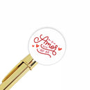 120un Adesivo 2,5 cm - Especial Dia dos Namorados