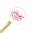 24un Adesivo 4 cm - Especial Dia dos Namorados