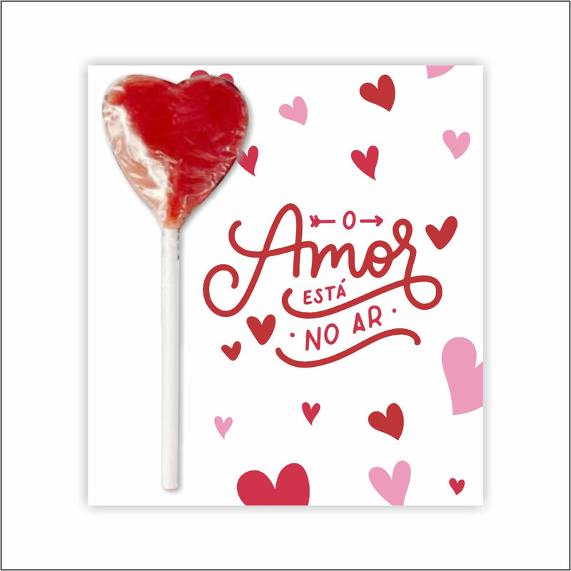 10un Kit 3 O amor está no ar  - Caixinha P +Sacolinha  + Cartão