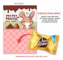 Card Para Bombom Coelho Páscoa Mimo