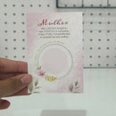 Lembrancinha Dia Das Mulheres Card Com Vela - Rosa