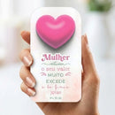 Lembrancinha Dia Das Mulheres Cartão Com Imã Mimo Brinde