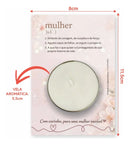 Lembrancinha Cartão Com Vela Aromática Dia Das Mulheres - Significado