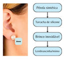 Lembrancinha Dia Das Mulheres Tag + Brinco Mimo Cliente