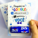 25 Lembrancinhas Dia Dos Pais Corporativa Cartão P/ Bis Mimo