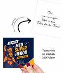 25 Un Cartão Dia Dos Pais Brinde Loja Presente Mensagem Mimo