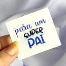 250 Mini Cartão Tag Motivacional Mensagem Feliz Dia Dos Pais