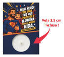 20 Lembrancinha Dia Dos Pais Cartão Com Vela Creche Filhos