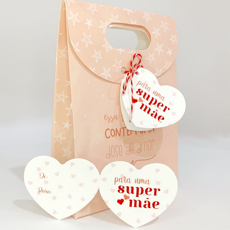 Mini cartão - Super Mãe