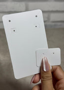 Kit TPG Tag de Conjunto + Tag Brinco Médio - Branca  - Pronta Entrega