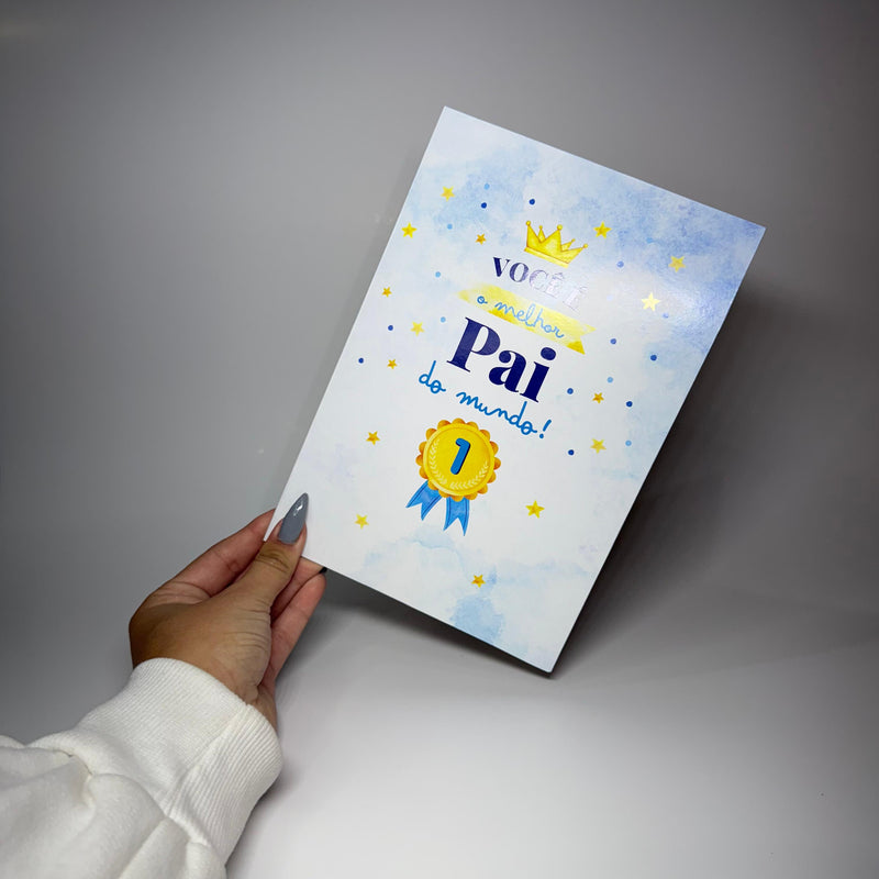 Cartão Coleção de Memórias - Dia dos Pais - Fotos Polaroids Personalizada