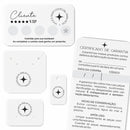 501 un Kit Tag Certificado e Fidelidade - Estampa Contém Amor - Pronta Entrega