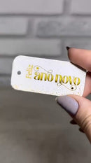 Mini Tag Feliz Ano Novo - 100 Un