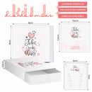 100un Kit 1 Feliz Dia das Mães - Caixinha + Tag Multiuso Grande  + Cartão