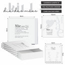 100un Kit 1 Mãe Significa - Caixinha + Tag Multiuso Grande  + Cartão