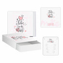 100un Kit 1 Feliz Dia das Mães - Caixinha + Tag Multiuso Grande  + Cartão