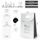 5un Kit 2 Mãe Significa - Sacolinha +Kit Tags G +Adesivo Dia das Mães