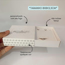 Caixinha Gaveta M - COM SEU LOGO - 8X8X2,5CM - CXGM