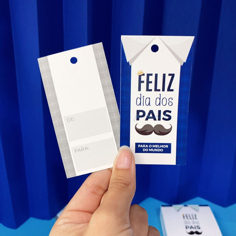 Tag Dia dos Pais - Feliz Dia dos Pais - 25un