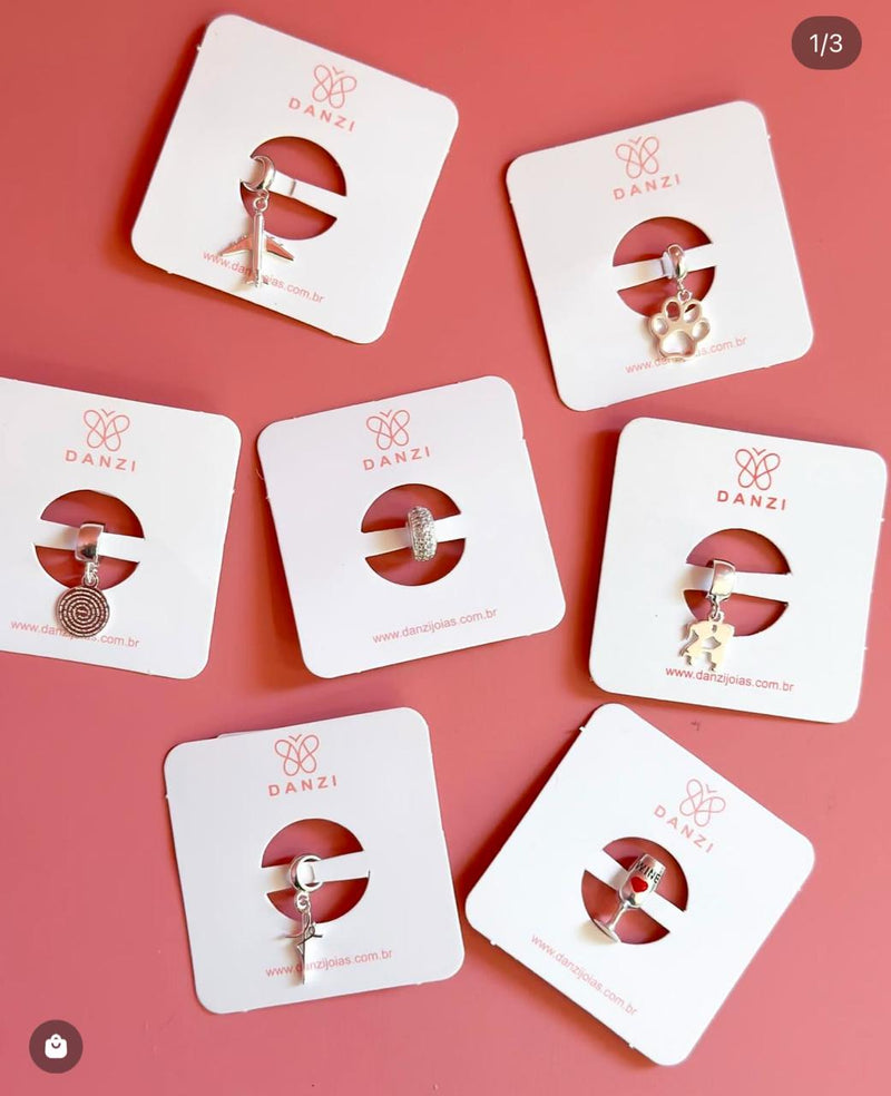 Tag Personalizada Berloque 5,5cm - COM A SUA LOGO - TBER