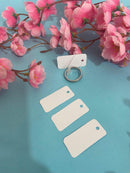 Tag Multiuso Mini Branca - 25un