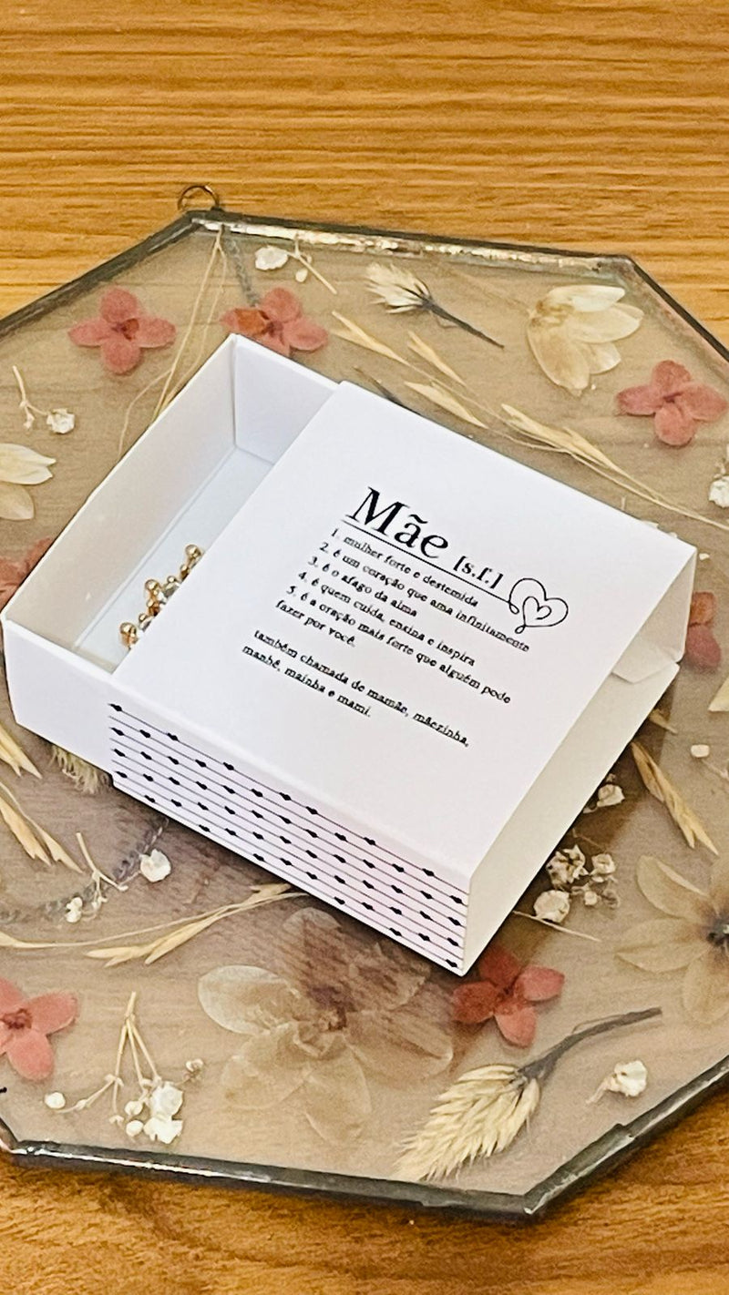 Caixinha  Dia das Mães - Tamanho P 5,5x5,5x2,5cm - 25un