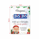 Cartão para Mimos de Natal (BIS) - Pronta Entrega