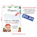 Cartão para Mimos de Natal (BIS) - Pronta Entrega