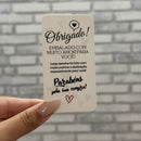 Card Agradecimento Cliente  -  Pronta Entrega
