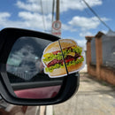 Cartão Divulgação Criativa para carro - Hambúrguer - *Personalizado*