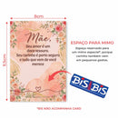 Cartão Para Bombom - Dia Das Mães - Brinde Lembrancinha