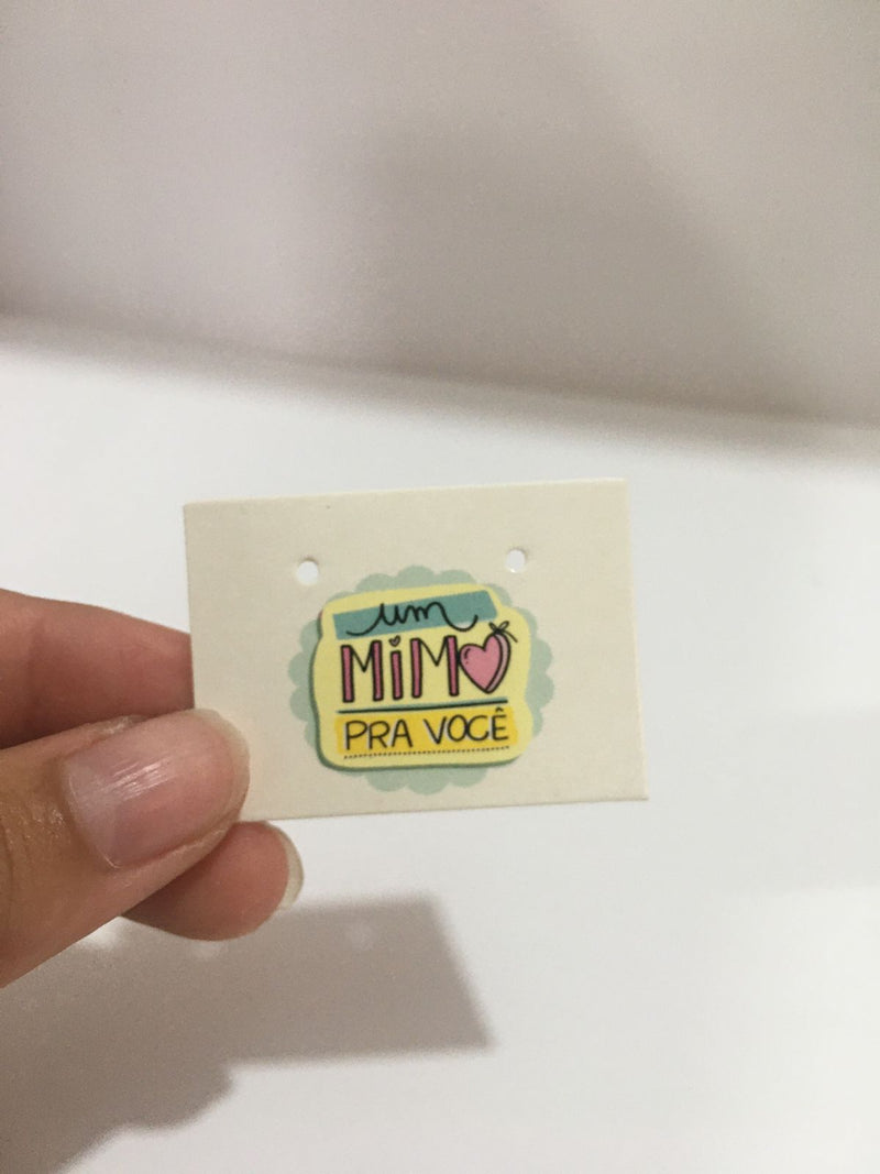 Tag Mini Brinco - COM O SEU LOGO - TBMINI