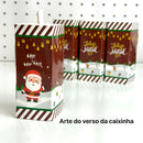 Caixinha Retangular Gaveta  - Coleção de Natal