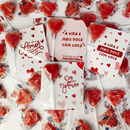 24un Card com Pirulito - Dia dos Namorados