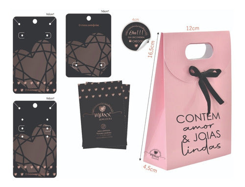 Combo COM SEU LOGO - Tag para Expositor Personalizada - Iniciante