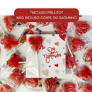 Card com Pirulito - Dia dos Namorados - 24un